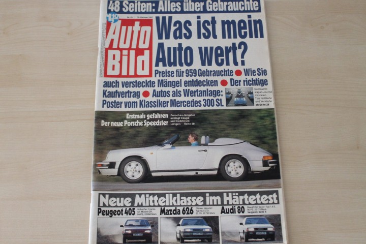 Deckblatt Auto Bild (43/1987)